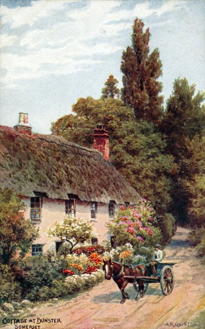 Cottage at Dunster, Somerset by Alfred Robert Quinton